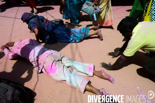 Holi, La Fête Sacré des Couleurs en Inde. Holi Festival of Colors and Love in India.