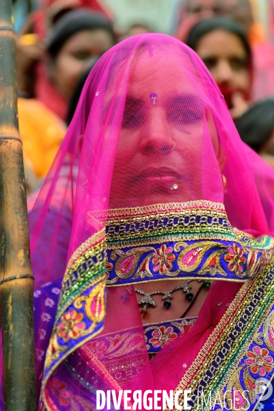 Holi, La Fête Sacré des Couleurs en Inde. Holi Festival of Colors and Love in India.