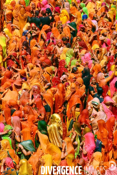 Holi, La Fête Sacré des Couleurs en Inde. Holi Festival of Colors and Love in India.