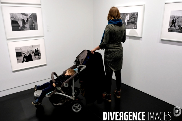 Illustration mars 2017.A l  exposition du photographe Koudelka au centre Pompidou