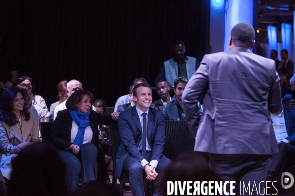 Emmanuel Macron rencontre à St Denis une centaine de personnalités au parcours remarquable issues de quartier s populaires