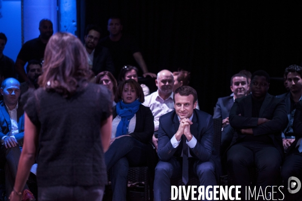 Emmanuel Macron rencontre à St Denis une centaine de personnalités au parcours remarquable issues de quartier s populaires