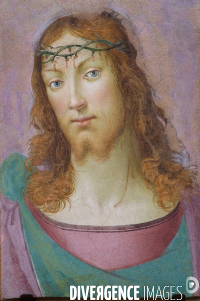 Florence.Au musee du couvent san Marco, une fresque Ecce Homo, de Fra Bartolomeo