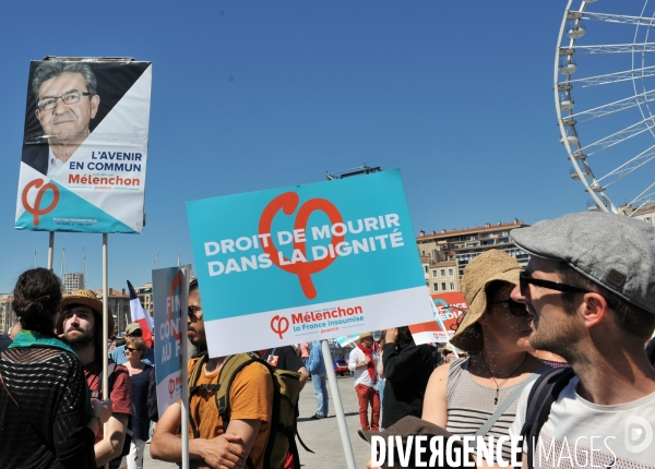 Mélenchon meeting à Marseille