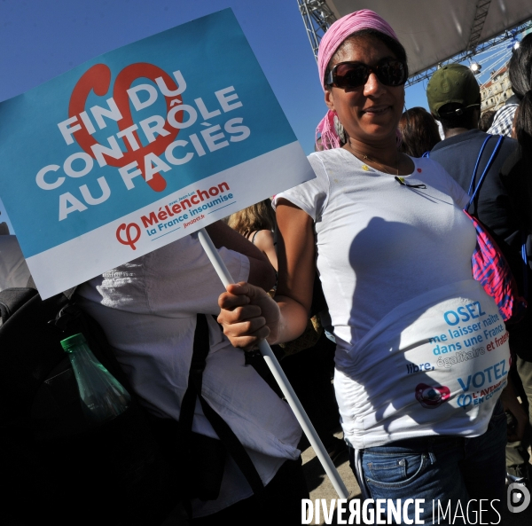 Mélenchon meeting à Marseille