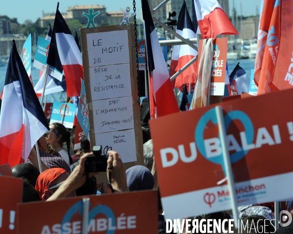 Mélenchon meeting à Marseille