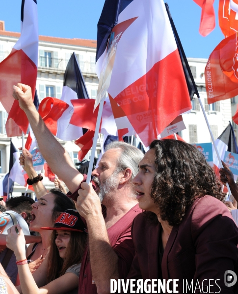 Mélenchon meeting à Marseille