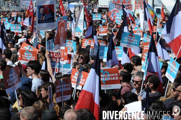 Mélenchon meeting à Marseille