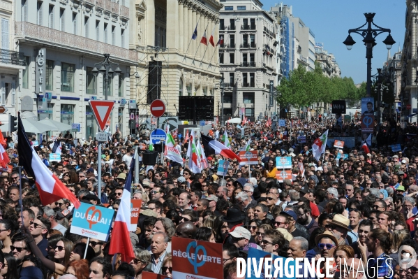 Mélenchon meeting à Marseille