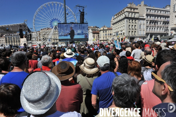 Mélenchon meeting à Marseille