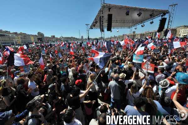 Mélenchon meeting à Marseille