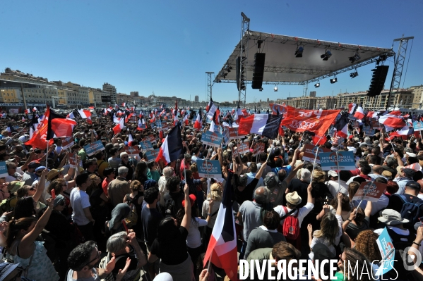 Mélenchon meeting à Marseille