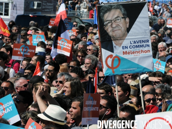 Mélenchon meeting à Marseille