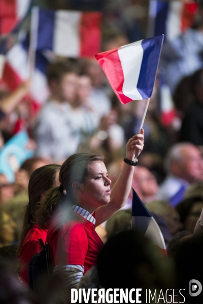 Meeting du Candidat de la droite et du centre François FILLON à la Porte de Versailles à Paris