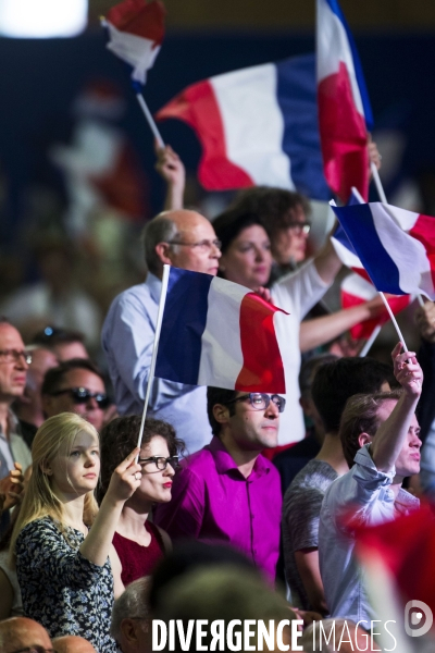 Meeting du Candidat de la droite et du centre François FILLON à la Porte de Versailles à Paris