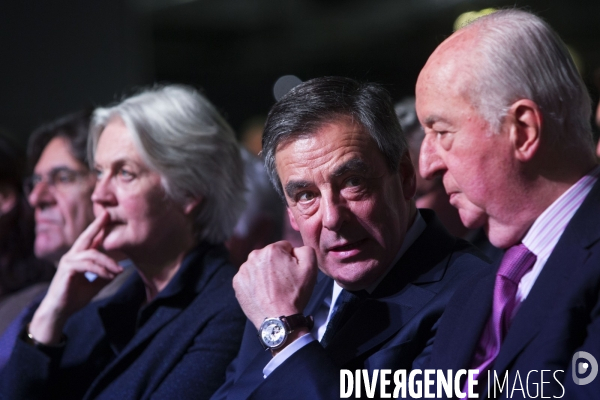 Meeting du Candidat de la droite et du centre François FILLON à la Porte de Versailles à Paris