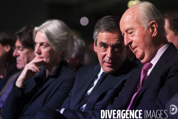 Meeting du Candidat de la droite et du centre François FILLON à la Porte de Versailles à Paris