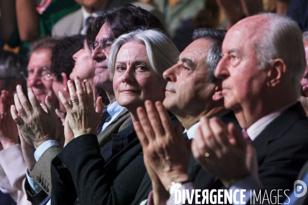 Meeting du Candidat de la droite et du centre François FILLON à la Porte de Versailles à Paris