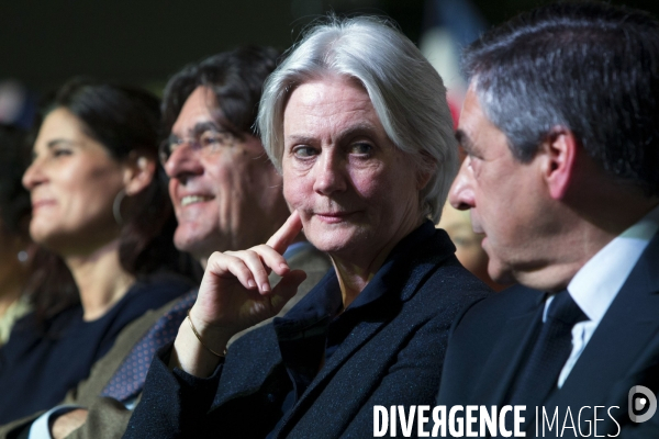 Meeting du Candidat de la droite et du centre François FILLON à la Porte de Versailles à Paris