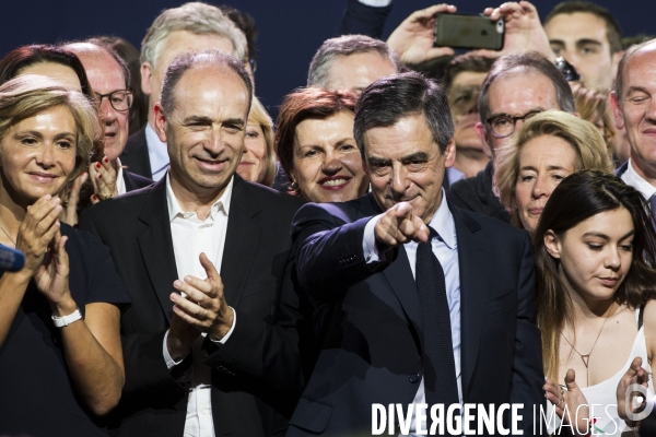 Meeting du Candidat de la droite et du centre François FILLON à la Porte de Versailles à Paris