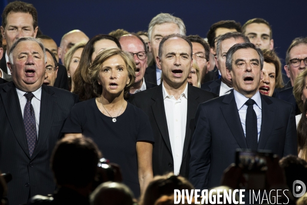 Meeting du Candidat de la droite et du centre François FILLON à la Porte de Versailles à Paris