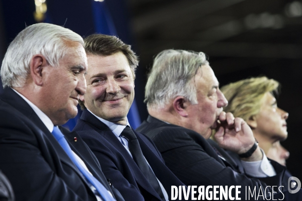 Meeting du Candidat de la droite et du centre François FILLON à la Porte de Versailles à Paris