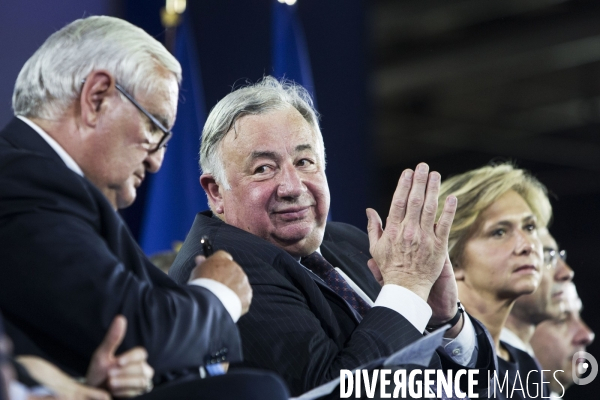 Meeting du Candidat de la droite et du centre François FILLON à la Porte de Versailles à Paris