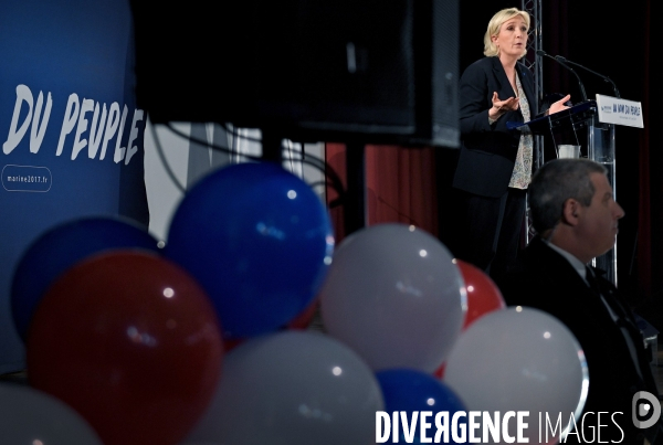 Meeting de Marine Le Pen à Arcis sur Aube