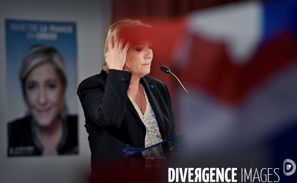 Meeting de Marine Le Pen à Arcis sur Aube