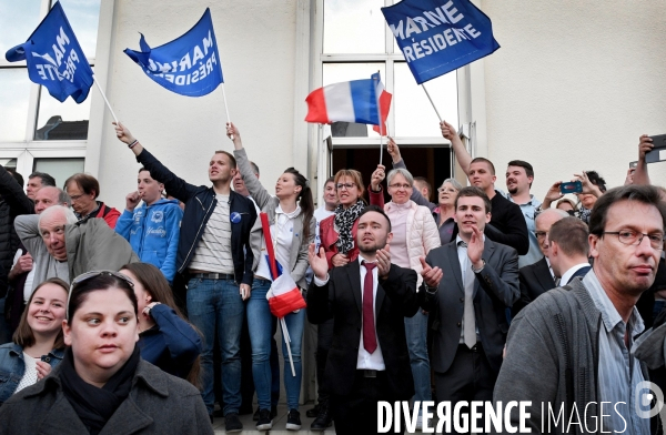 Meeting de Marine Le Pen à Arcis sur Aube