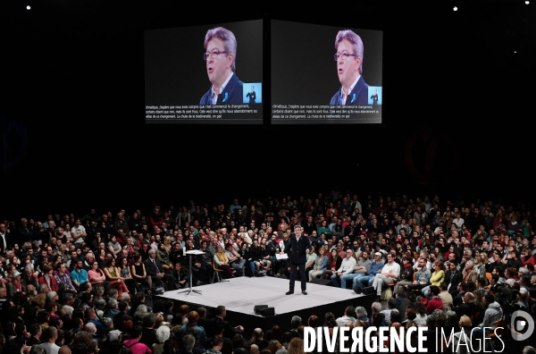 Meeting de Jean Luc Melenchon à Châteauroux