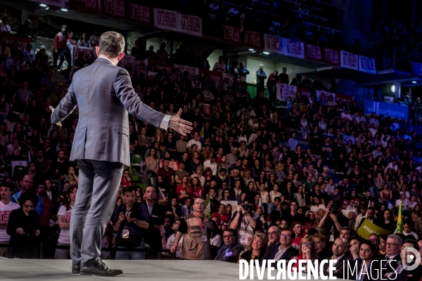 Benoît Hamon en campagne dans le Rhône