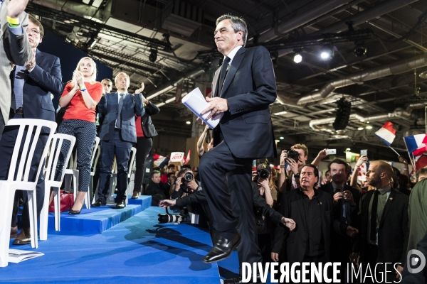 CP2017 : Meeting de François Fillon à Paris