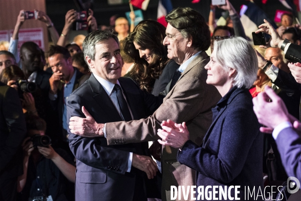 CP2017 : Meeting de François Fillon à Paris