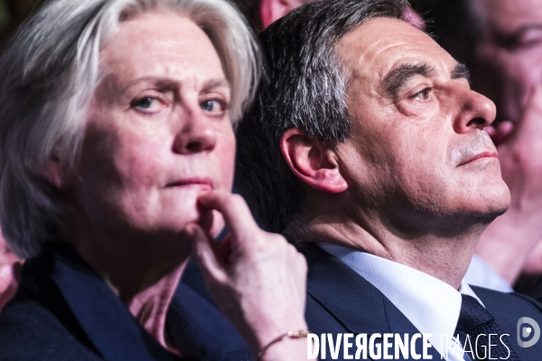 CP2017 : Meeting de François Fillon à Paris