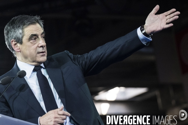 CP2017 : Meeting de François Fillon à Paris