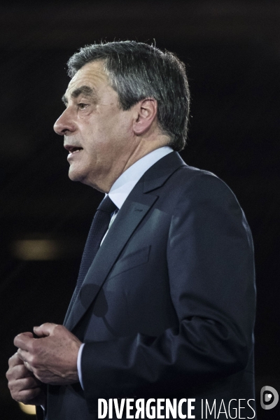 CP2017 : Meeting de François Fillon à Paris