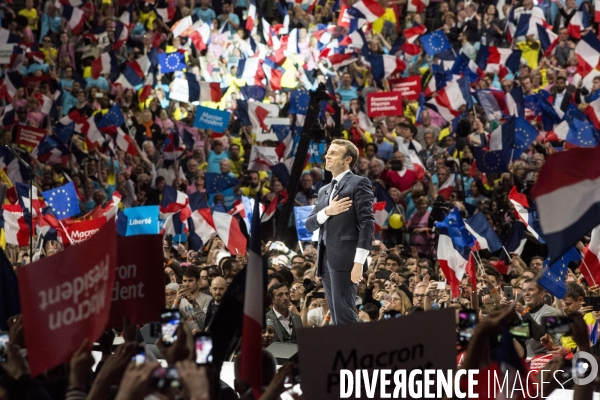 Emmanuel Macron - Meeting à Bercy