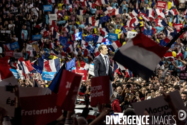 Emmanuel Macron - Meeting à Bercy