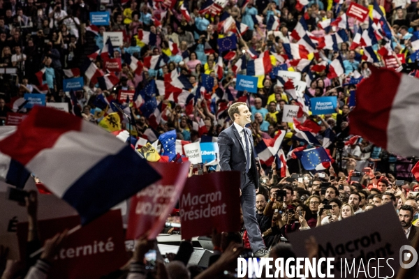 Emmanuel Macron - Meeting à Bercy