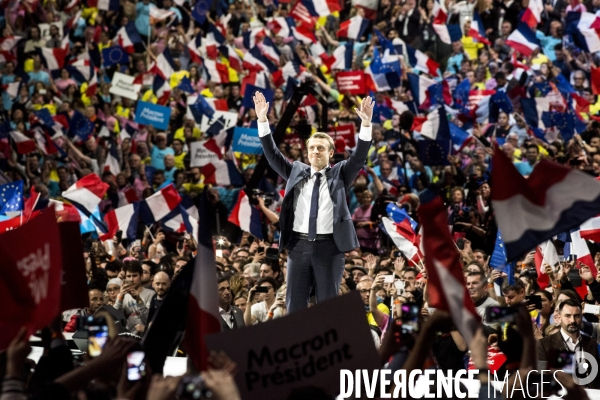 Emmanuel Macron - Meeting à Bercy