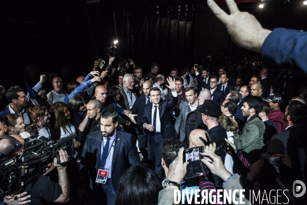 Emmanuel Macron - Meeting à Bercy