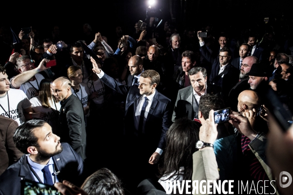 Emmanuel Macron - Meeting à Bercy