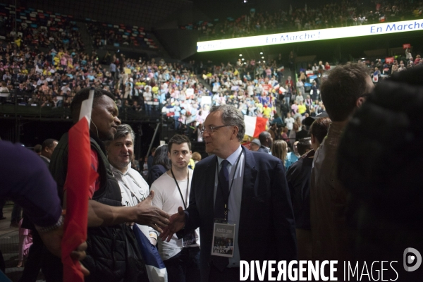 Emmanuel Macron - Meeting à Bercy