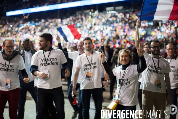 Emmanuel Macron - Meeting à Bercy