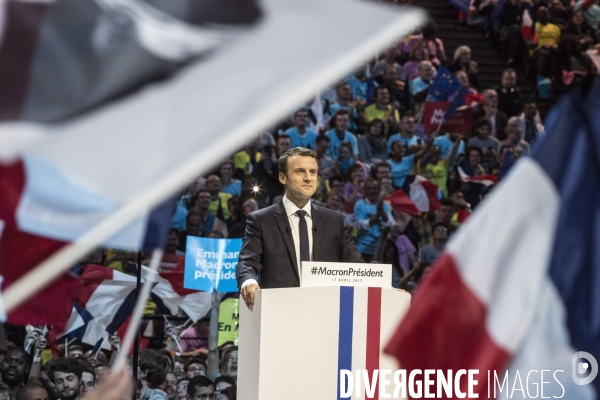 Emmanuel Macron - Meeting à Bercy