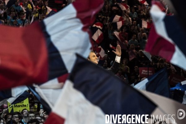 Emmanuel Macron - Meeting à Bercy