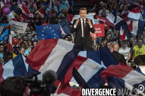 Emmanuel Macron - Meeting à Bercy