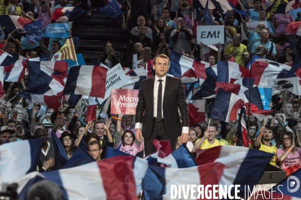 Emmanuel Macron - Meeting à Bercy