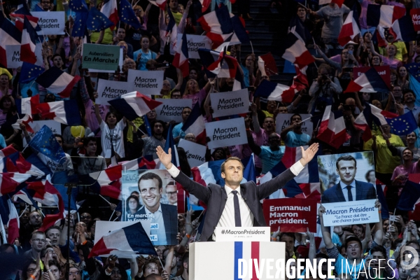 Emmanuel Macron - Meeting à Bercy